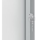 Vitrina de interior Nobo para 8 hojas A4 con superficie blanca magnética