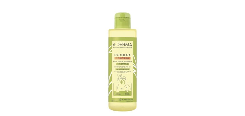 Huile lavante émolliente A-Derma Exomega Control - Flacon de 500 ml