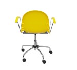 Bureaustoel VES met draaibare zitting - vaste armleuningen
