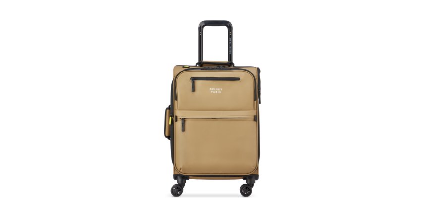 Maubert 2.0 valise cabine extensible 4 doubles roues 55 cm beige