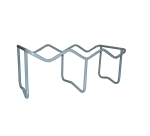 Support de soutirage acier peint 3 fûts 350 kg 60 L 590 x 1136 x 470 mm