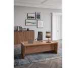 Bureau droit Direction Xennon finition placage bois L 190 cm