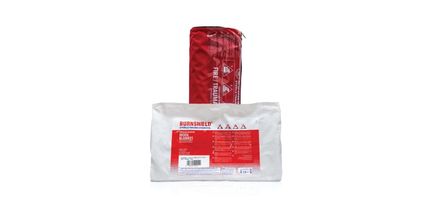 Couverture pour les brûlures Burnshield  1,2 m x 1,6 m