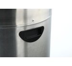 Poubelle à pédale KickCan 40L - Inox