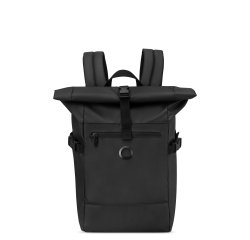 Delsey Elements - Sac à dos roll top noir