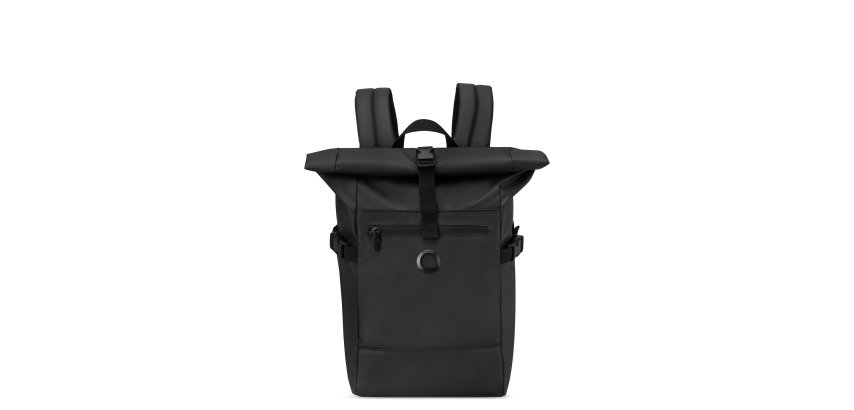 Delsey Elements - Sac à dos roll top noir