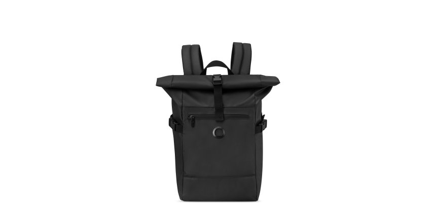 Delsey Elements - Sac à dos roll top noir