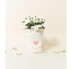 Bolsa tela regalo "Amiga love you mucho" new
