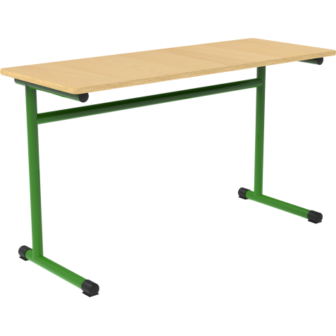 Table école Fabiano biplace L 130cm - Taille T5 pour primaire (P3/P4)