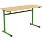 Table école Fabiano biplace L 130cm - Taille T5 pour primaire (P3/P4)