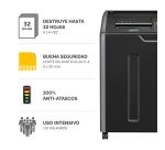 Destructora Trituradora de documentos Fellowes 425Ci corte en partículas de 4x30mm