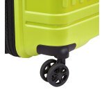 Delsey Lutece - Valise extensible 4 doubles roues - 75 cm citron vert