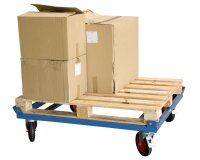 Rouleur de palettes 500 kg 1200 x 1000 mm