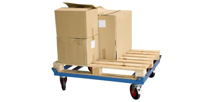 Rouleur de palettes 500 kg 1200 x 1000 mm