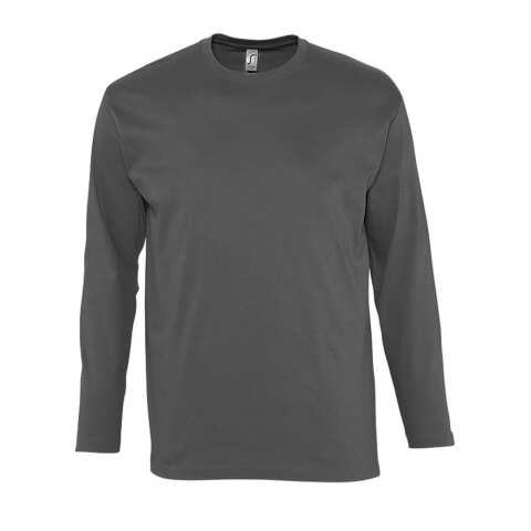 Camiseta manga larga talla S - gris oscuro