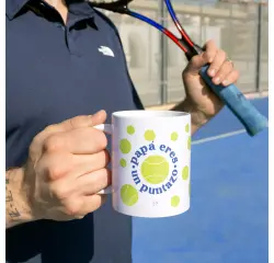 Taza ''papá eres un puntazo''