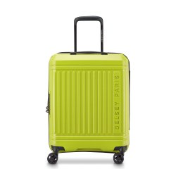 Delsey Lutece - Valise extensible 4 doubles roues - 55 cm citron vert