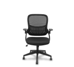 Silla Opti544 negra respaldo malla negro asiento 3D negro