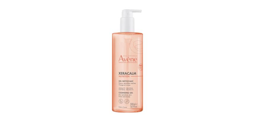 Gel nettoyant visage et corps Xeracalm Nutrition  Avène - Flacon-pompe de 500 ml