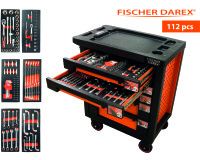 Servante équipée de 112 outils avec 6 modules