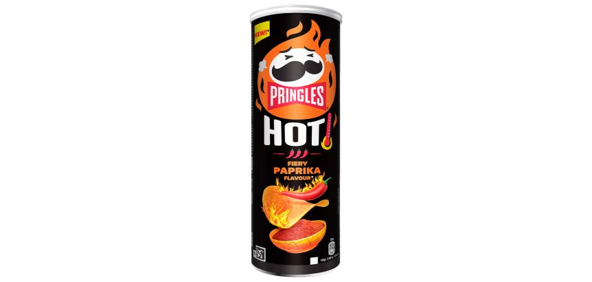 Snack bote Pringles Hot Paprika 160 g
