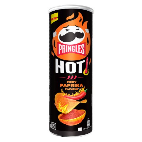 Snack bote Pringles Hot Paprika 160 g