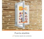 Porta póster A3 Nobo Premium Plus con cerradura