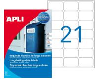 Etiquette, résistant aux intempéries, 63,5 x 38,1 mm