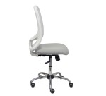 Cilanco blanca tela base cromada ruedas parqué