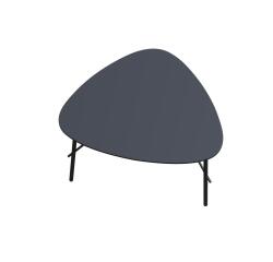 Table basse Lazy 50 x 60 cm pied noir