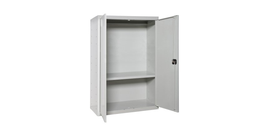 Armario almacén multiuso desmontado Simon Locker 90x80x40 2/1 gris