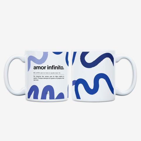 Taza "Amor infinito" Definición 350ml cerámica