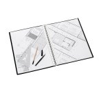 Protège documents personnalisable A3 Géode CREATIV'GALLERY VIQUEL polypropylène opaque 60 pochettes - 120 vues - noir