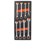 Module 8 clés mixtes à cliquet pour servante d'atelier