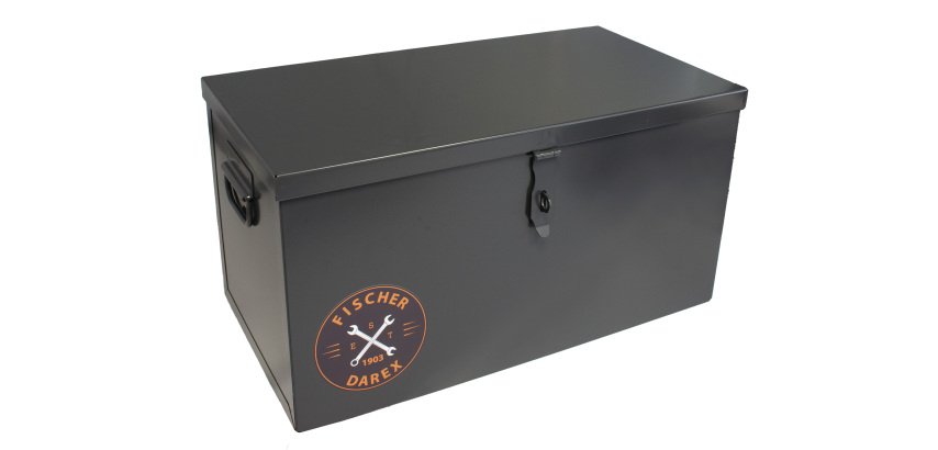 Coffre de chantier acier Fischer Darex 85 X 35 X 35 cm