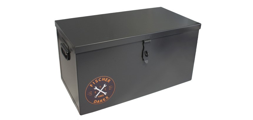 Coffre de chantier acier Fischer Darex 85 X 35 X 35 cm