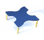 Fabiano Kids X-Shaped Table - Size T2 - Kindergarten