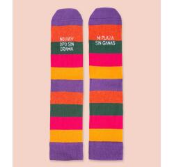 Calcetines "No hay opo sin dramas, ni plaza sin ganas" talla 36-41
