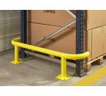 Arceaux de protection de rack - bardage - borne électrique / chargeur et conciergerie etc.  Coloris jaune