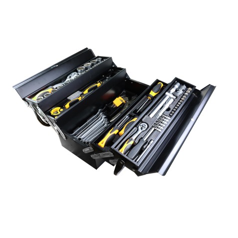 Caisse à outils métal 86 pièces Mekano