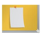 Tablero de anuncios de fieltro de formato panorámico Nobo Impression Pro de 890x500 mm