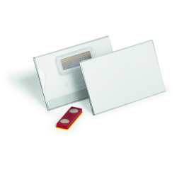 Porte-Badge 54x90 mm avec aimant FIXPLUS - Boîte de 25