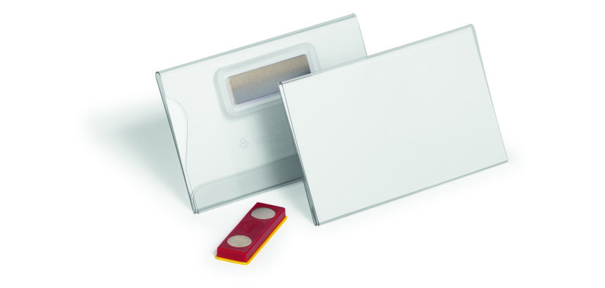 Porte-Badge 54x90 mm avec aimant FIXPLUS - Boîte de 25