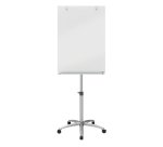 Pizarra de conferencia NOBO CRISTAL móvil, blanco brillante