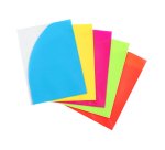 Pochette coins A4 - HAPPY FLUO VIQUEL - polypropylène - Coloris assortis
