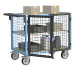 Servante établi équipée, 2 portes grillagées verrouillables, 500 kg