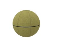 Ballon ergonomique Office Ballz Götessons 55 cm, tissu Slope avec zip noir