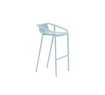 Tabouret haut OUDON extérieur/intérieur en aluminium
