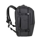 Mochila para portátil de viaje ECO impermeable negra 17.3 '' Rivacase