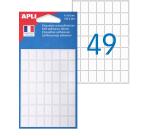 Etiquette multi-usage, 9 x 13 mm, blanc